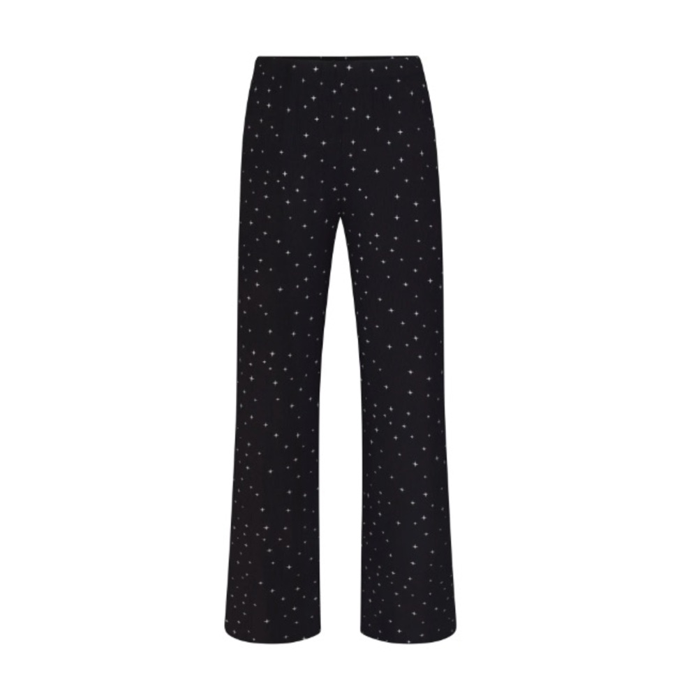 SKIMS Black Sparkle Soft Lounge Pants